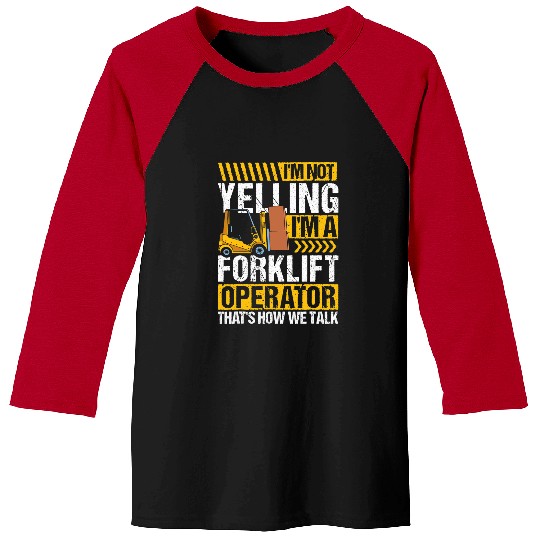 Certified Forklift Operator Forklift Driver Quote Warehouse 27 Baseball Tees