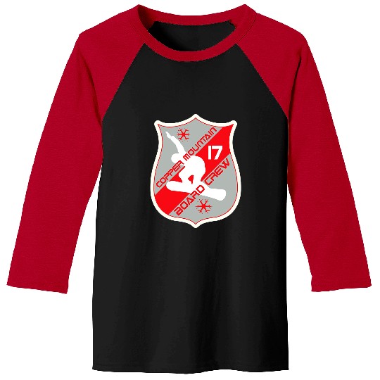 Skiing Ski Copper Mountain Colorado Snowboarding Baseball Tees