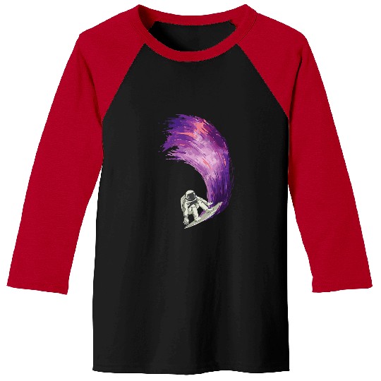 Surf Life Space Surfer Hang Loose Funny Surfing Design Great Surfer Baseball Tees