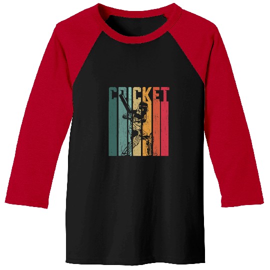 vintages Cricket Cricket Player Baseball Tees