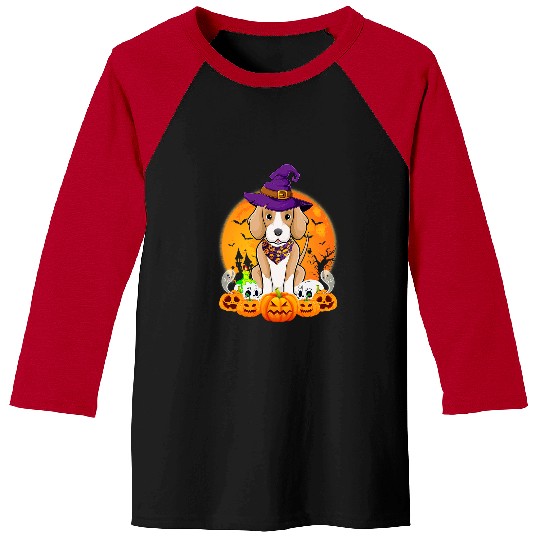 Skeletons Skulls Scary Pumpkin Skull Witch Foxhound Dog Halloween 87 Skull Baseball Tees
