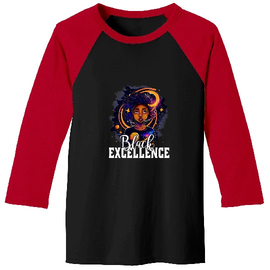 Black Excellence African Pride Black History Month 4 Baseball Tees