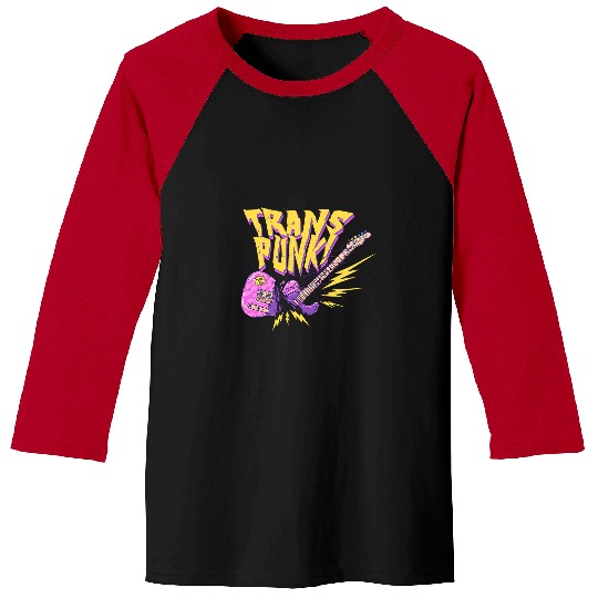 LGBT Pride Trans Punk LGBTQ Punks Not Deads Transgender Death Metal Emo 25 Baseball Tees