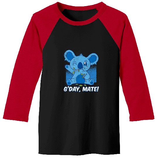 Funny Bear Day Mate Good Koala Bear Patriotic Australian Australia Cute Bears Baseball Tees