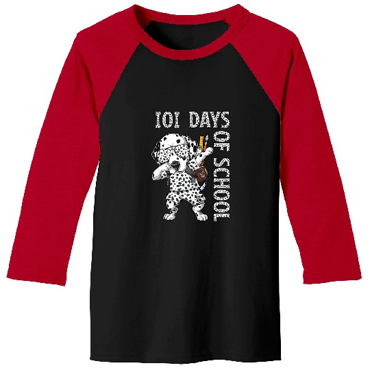 Dalmatian 101 Days School Dabbings Dalmatian Teachers Kids Dalmatians Dog Baseball Tees