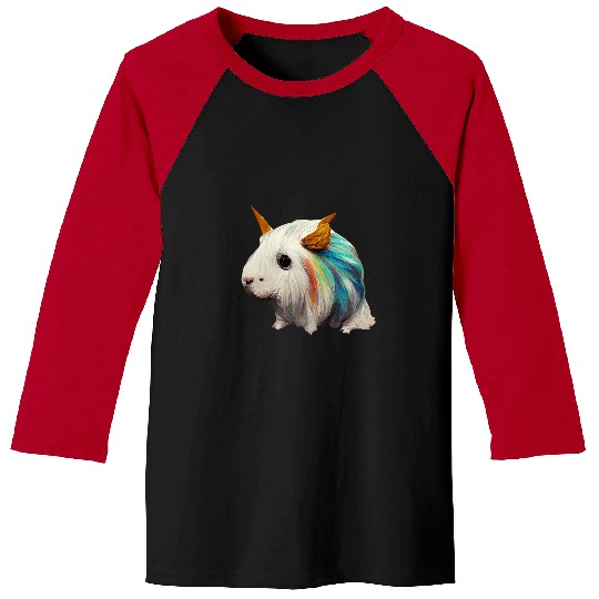 With Fur Of Guinea Pig Unrealistic Animal Fantasy Baseball Tees