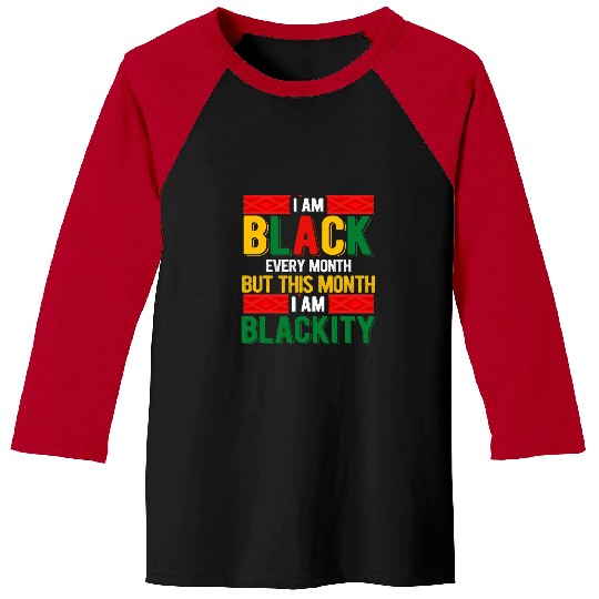 Black History Blacktivity Afrocentric Empowerment Baseball Tees