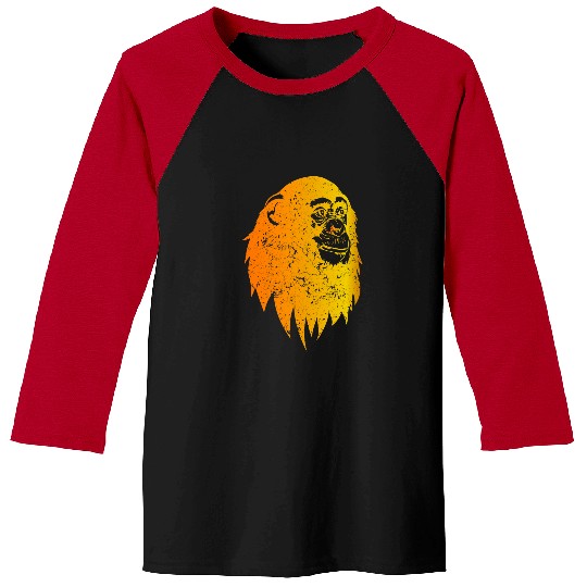 Thoughtful Chimpanzee Baseball Tees