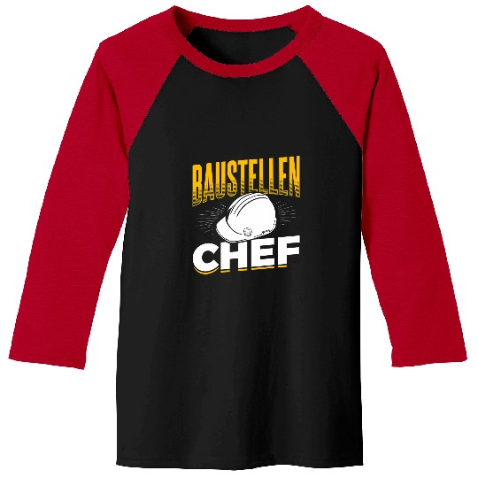 Construction sites chef craftsmen builder Baseball Tees