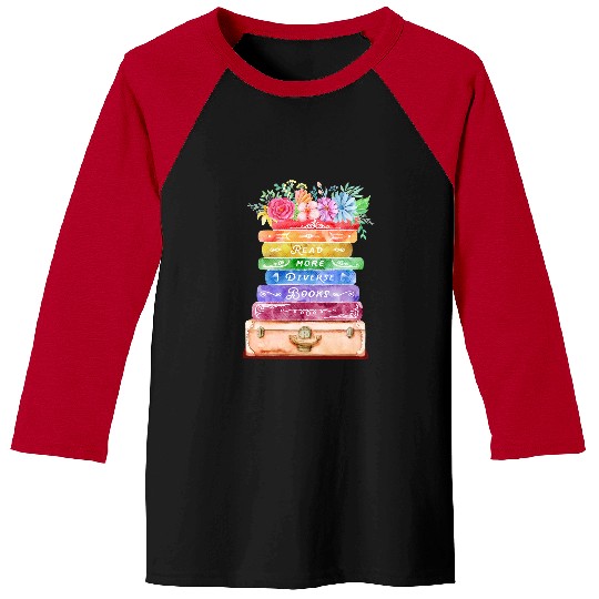 LGBT Pride Rainbow Diverse Books 344 Gay LGBTQ Baseball Tees