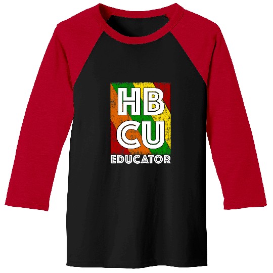 HBCU Educator Professor Afrocentric Baseball Tees