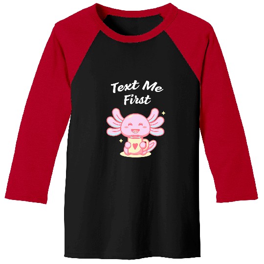 Text Me First Introvert Boss Antisocial Manager Funny Rules 5 Baseball Tees