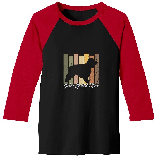 Dog Cocker Spaniel Mom Cocker Spaniel dog Baseball Tees