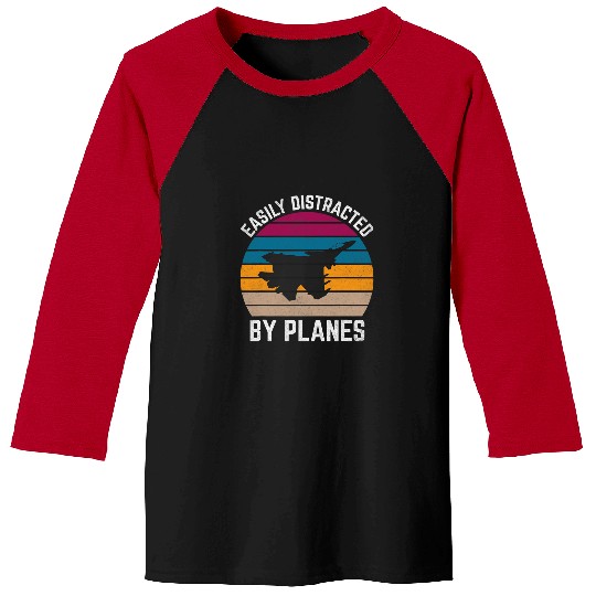 Plane Airplane Aircraft Aviation Enthusiast Lover Pilot Baseball Tees