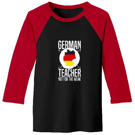 German Teacher Germany Flag Language Lesson Student 11 Baseball Tees