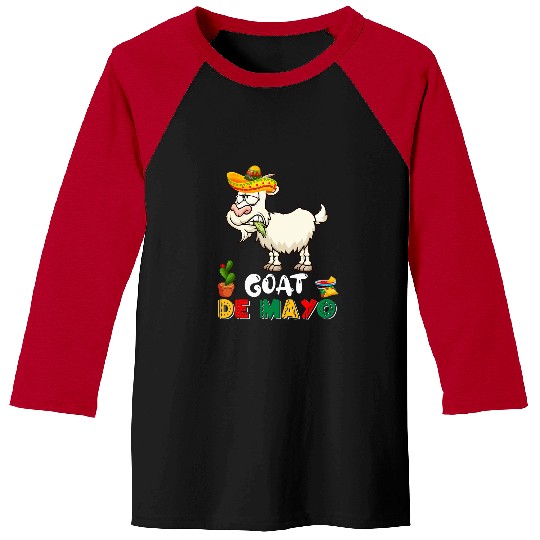 Goats Lover de mayo 2mexican Goats sombrero cinco de mayo Baseball Tees