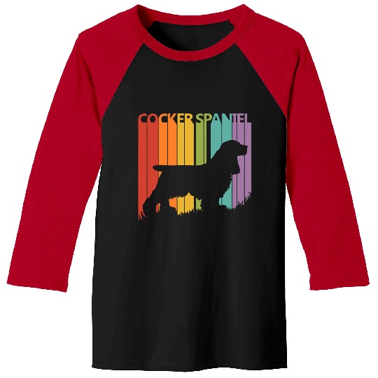 Dog Cocker Spaniel Cute Cocker Spaniel Dog Owner Baseball Tees