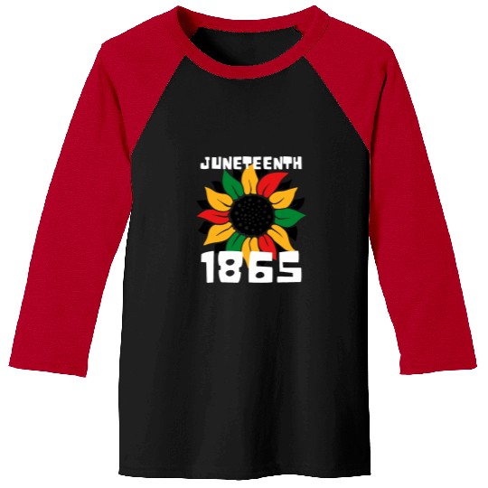 African American Black History 1865 Juneteenth 2 Baseball Tees