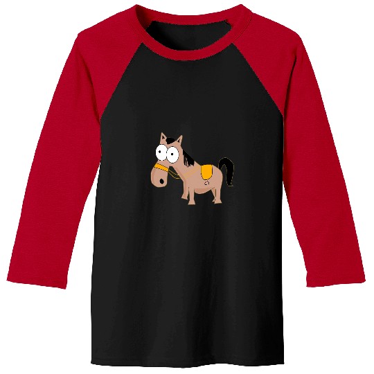 Funny Donkey Riding Horseback Riding Horse Lover Baseball Tees