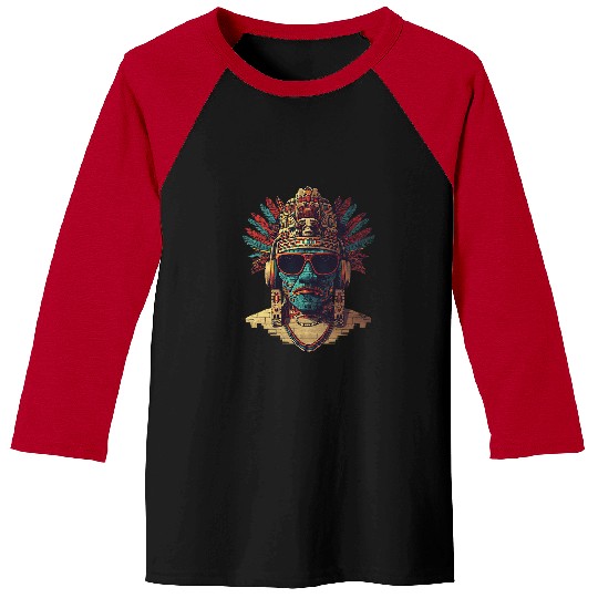 Ancient Maya Civilization Cool Mayan History Dude TEEMONGOUS Baseball Tees
