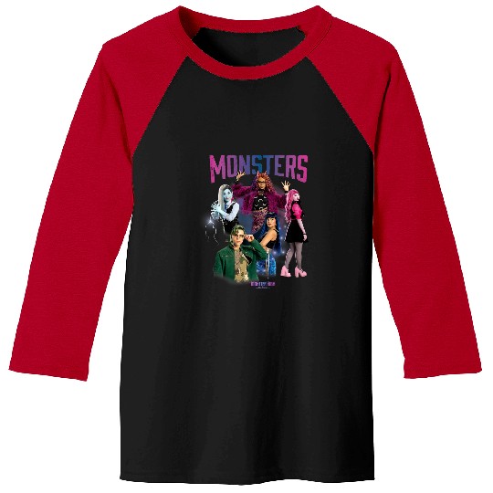 Kids Monster High STUDENT Monsters Group Baseball Tees
