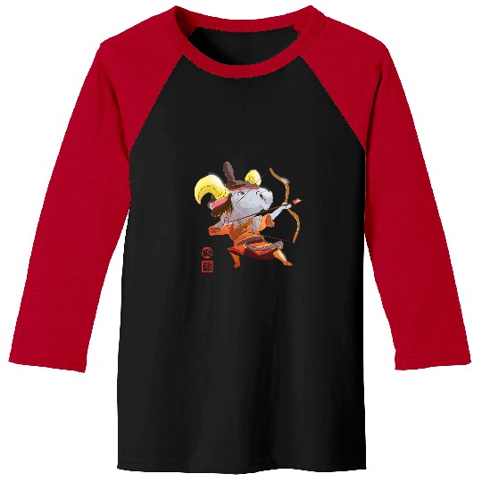 Goats Lover Year of the Goats Chinese Zodiac Animal Horoscope Red Seal Baseball Tees