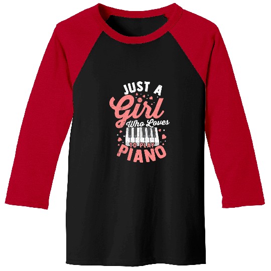 Funny Piano Music gift for musicians musical instrument orchestra Baseball Tees
