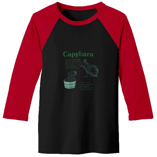 capybaras History And Etymology For capybaras vintages Mouse Baseball Tees