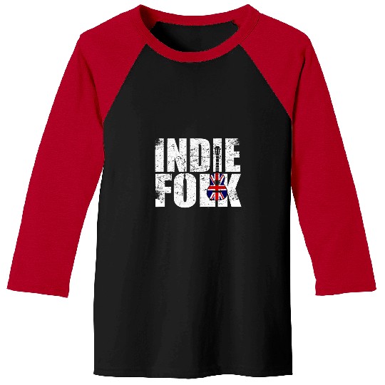 Funny Guitar Indie Folk Music Men Women British Guitarists Musicians Baseball Tees