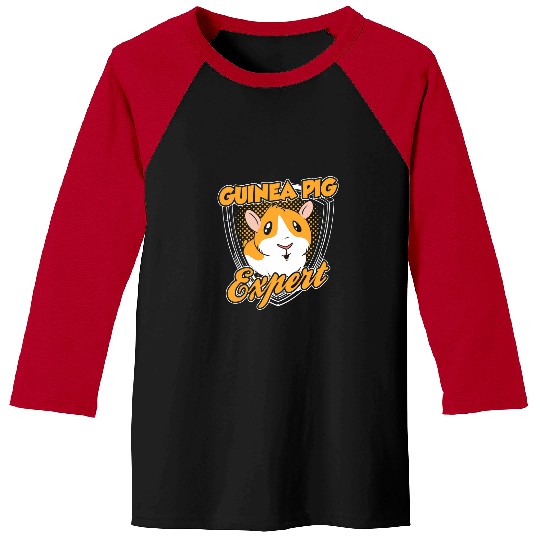 Guinea Pig Expert Cute Lover Pet Animal Baseball Tees