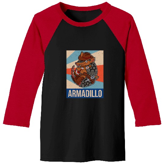 Armadillo South America Cute Biology Biologist 20 Baseball Tees