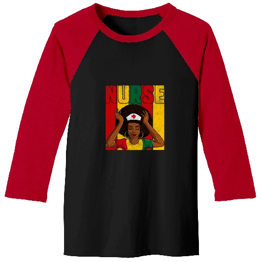 Black History Months Women Girls Juneteenth nurses Baseball Tees