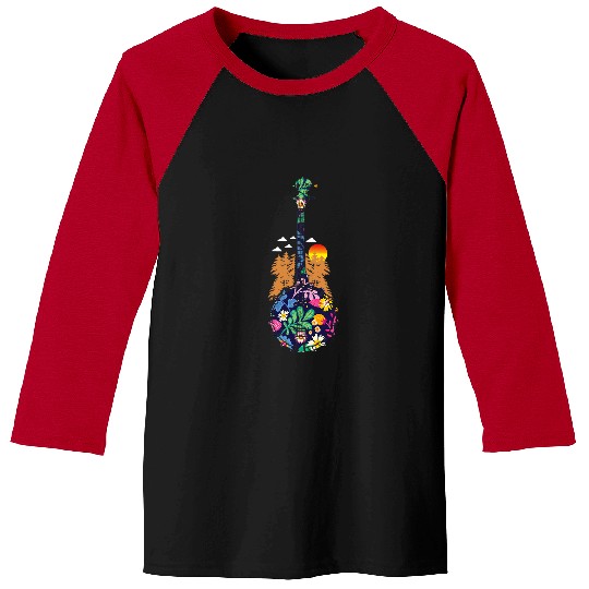 Funny Banjo Music Bluebird Kentucky Mandolin Asheville 11 Baseball Tees