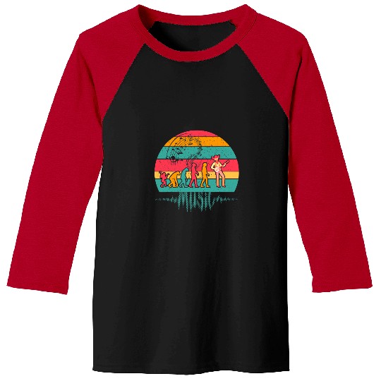 Funny Banjo Vintage Instrumentalist Playing Banjo Evolution Musical Baseball Tees