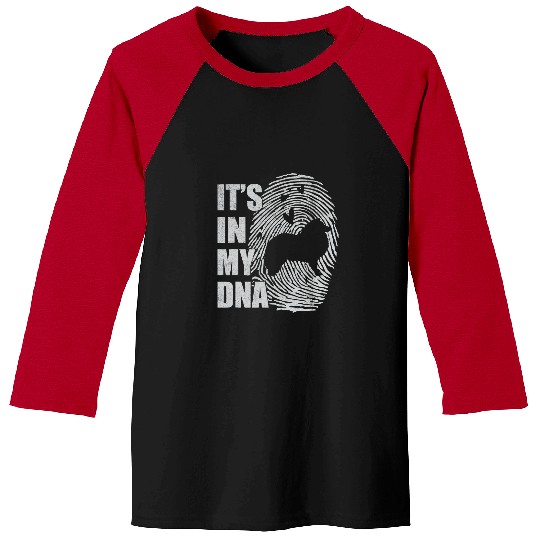 Dog Shetland Funny Shetland Sheepdog Sheltie DNA Dog Mom Dad Dog Lover Baseball Tees