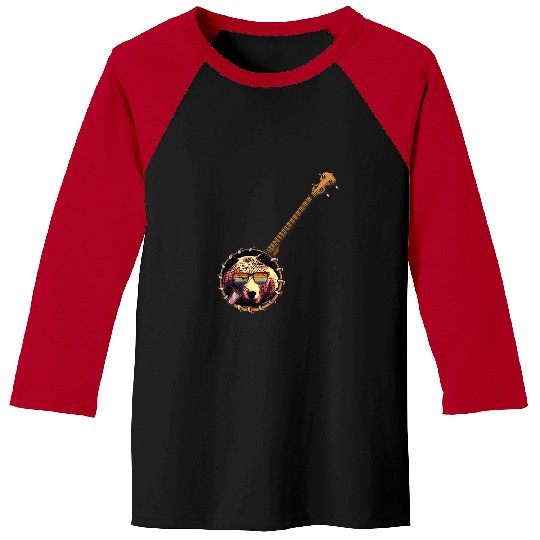 Funny Banjo Bluegrass Bluebird Mandolin Kentucky Baseball Tees