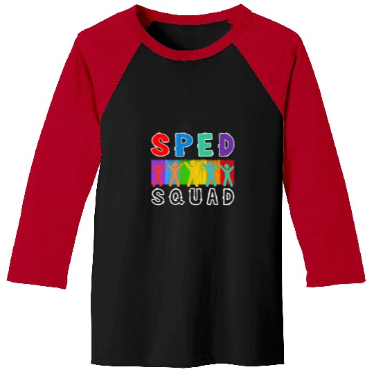 Sped Squad Special Education Teacher SPED Teachers Student Baseball Tees