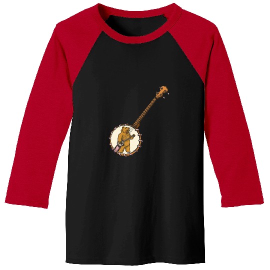 Funny Banjo Music Bluebird Kentucky Mandolin Asheville 10 Baseball Tees