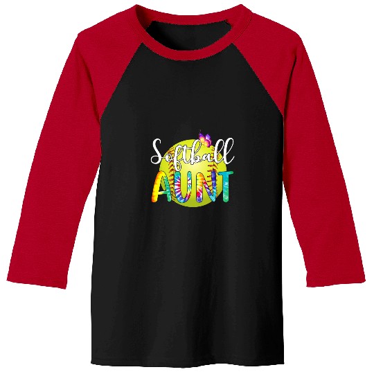 Sport Baseball women softball aunt love baseball tie dye mom Baseball Tees