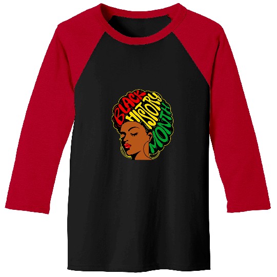 Black History Month MLK Day African Roots Civil Rights 1 Baseball Tees