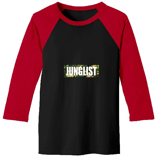 Funny Drummer Junglist Camo Drum Bass Baseball Tees