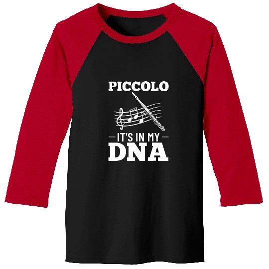 Funny Flute Piccolo Instrument Music Flute Player Beginner Lesson 11 Baseball Tees