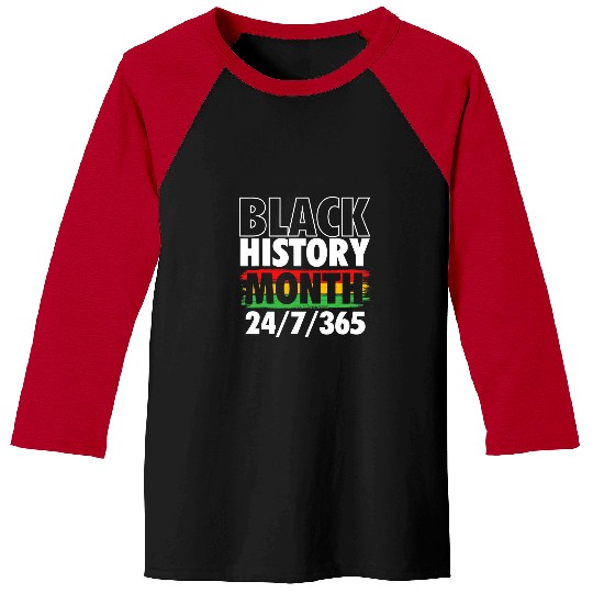 Black History Month MLK Day African Roots Civil Rights Baseball Tees