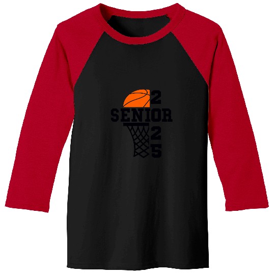 Sport Basketball Class Of 2025 Senior Basketball Graduation Graduate Men 8 Baseball Tees
