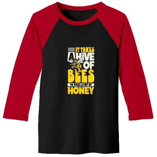 Honey Bee Beekeeping Beekeeper Honeybee Apiary Apiculture Baseball Tees
