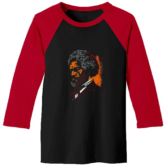Frederick Douglass Black History Month Baseball Tees