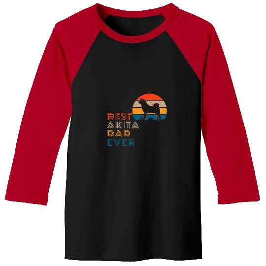 Akita Pet Doggie Love Puppy Trainer Retro bests Dog Dad Akita Owner Dog Baseball Tees