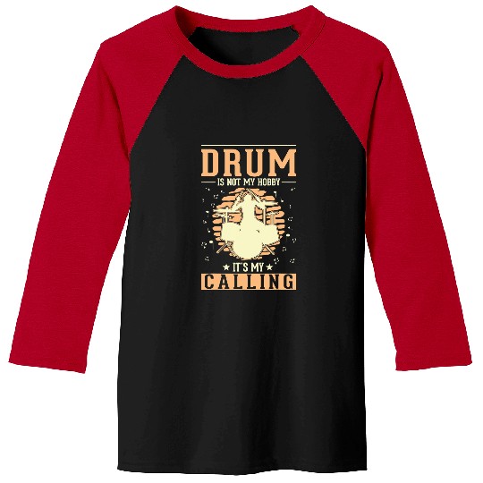 Funny Drummer Hobby Drum Sticks Drummer 28 Baseball Tees