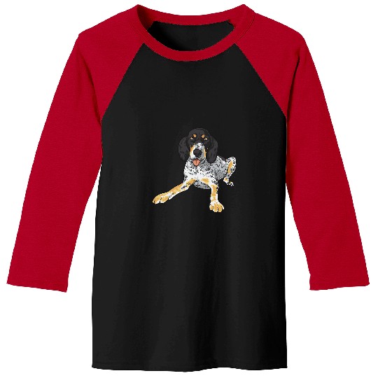 Coonhound Pet Bluetick Coonhound Dog 1 Baseball Tees