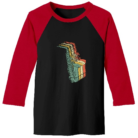 Funny Saxophone Musical Orchestra Musician Instrument Saxophone Lover Baseball Tees